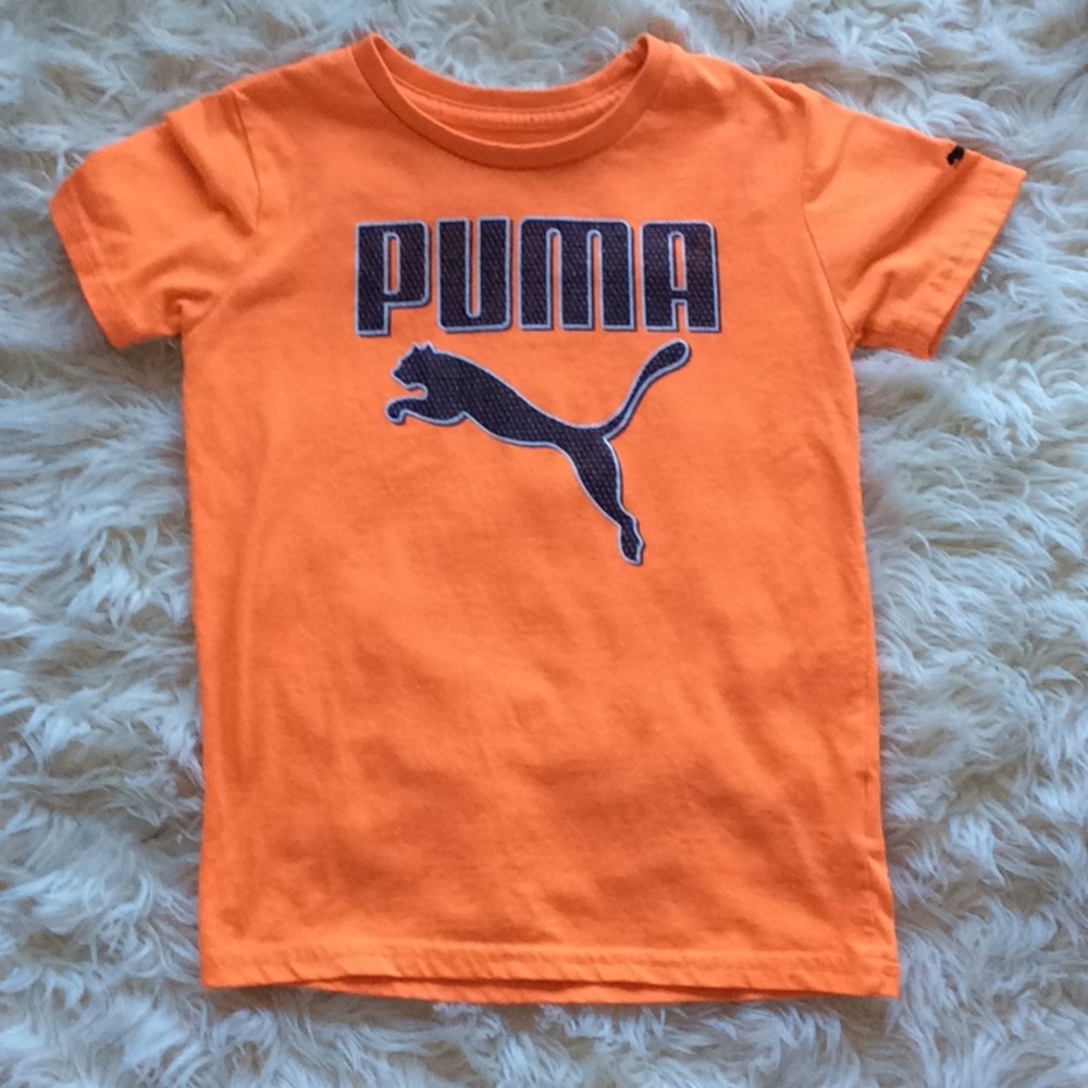5/$25 Puma orange tee shirt boys size 7